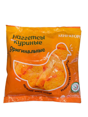 Наггетсы куриные Оригинальные 300г*14(3,6кг) Мираторг Россия