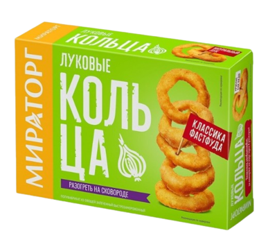 Кольца луковые 0,74г*9 (6,66кг) ООО "Мираторг Запад" Россия