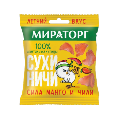 Сухиничи МАНГО-Чили из куриного филе ОХЛ ГЗМС 40г*10 (0,40кг) ООО "Мираторг-Курск" Россия
