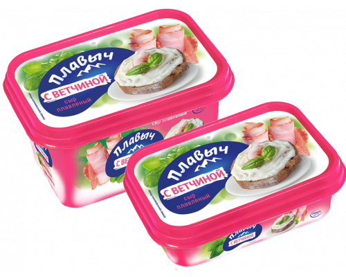 Плавыч ванночка 180 гр с ветчиной /Плавыч/16шт/кор.
