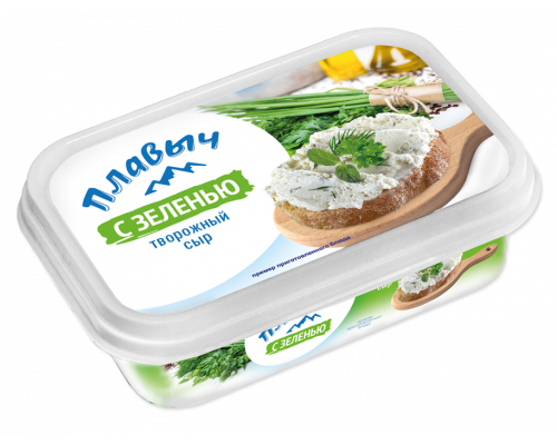 Творожный сыр с Зеленью 200 гр "Плавыч"/12шт/