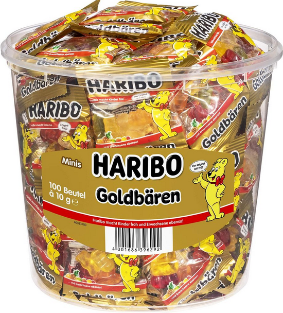 Мармелад Hergo Gummibären100 г  в банке (ж/б) 