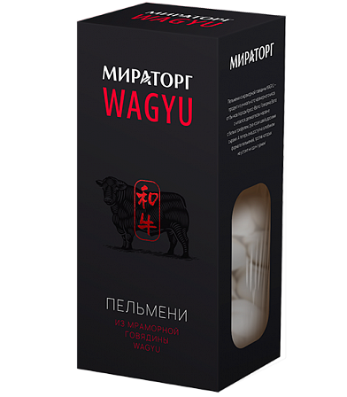 Пельмени "Wagyu" зам коробка 500г*10 (5кг) Wagyu Мираторг (Брянск) Россия 