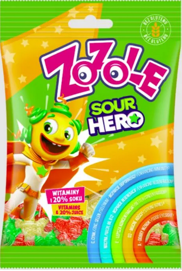 Мармелад EX SOUR HERO Z WIT 75gx16szt (MIESZKO ŻELKI ZOZOLE)