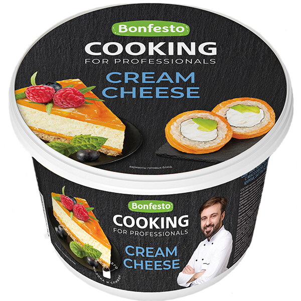 COOKING Сыр мягкий "CreamCheese" 500гр 70%   (6шт.)