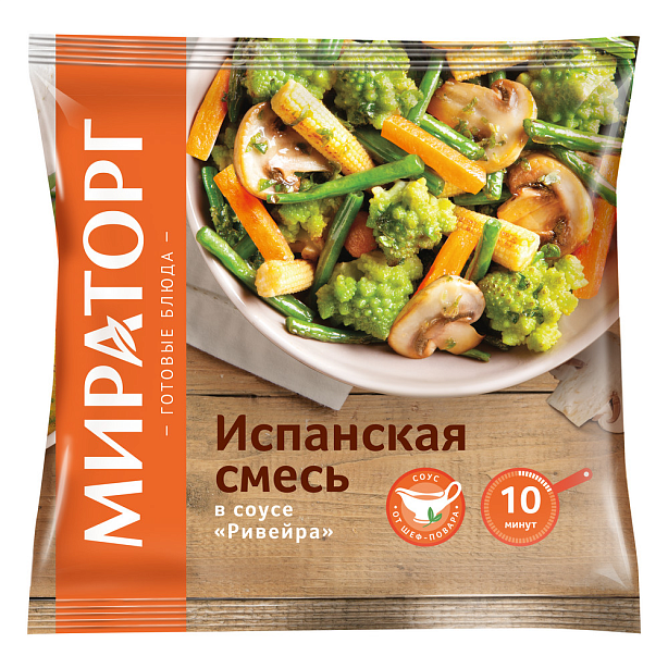 Испанская смесь в соусе "Ривейра" с/м 400г*20 (8кг) Vитамин Россия