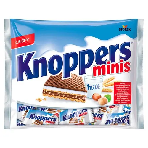 Вафли  KNOPPERS MINIS 200 г (STORCK)