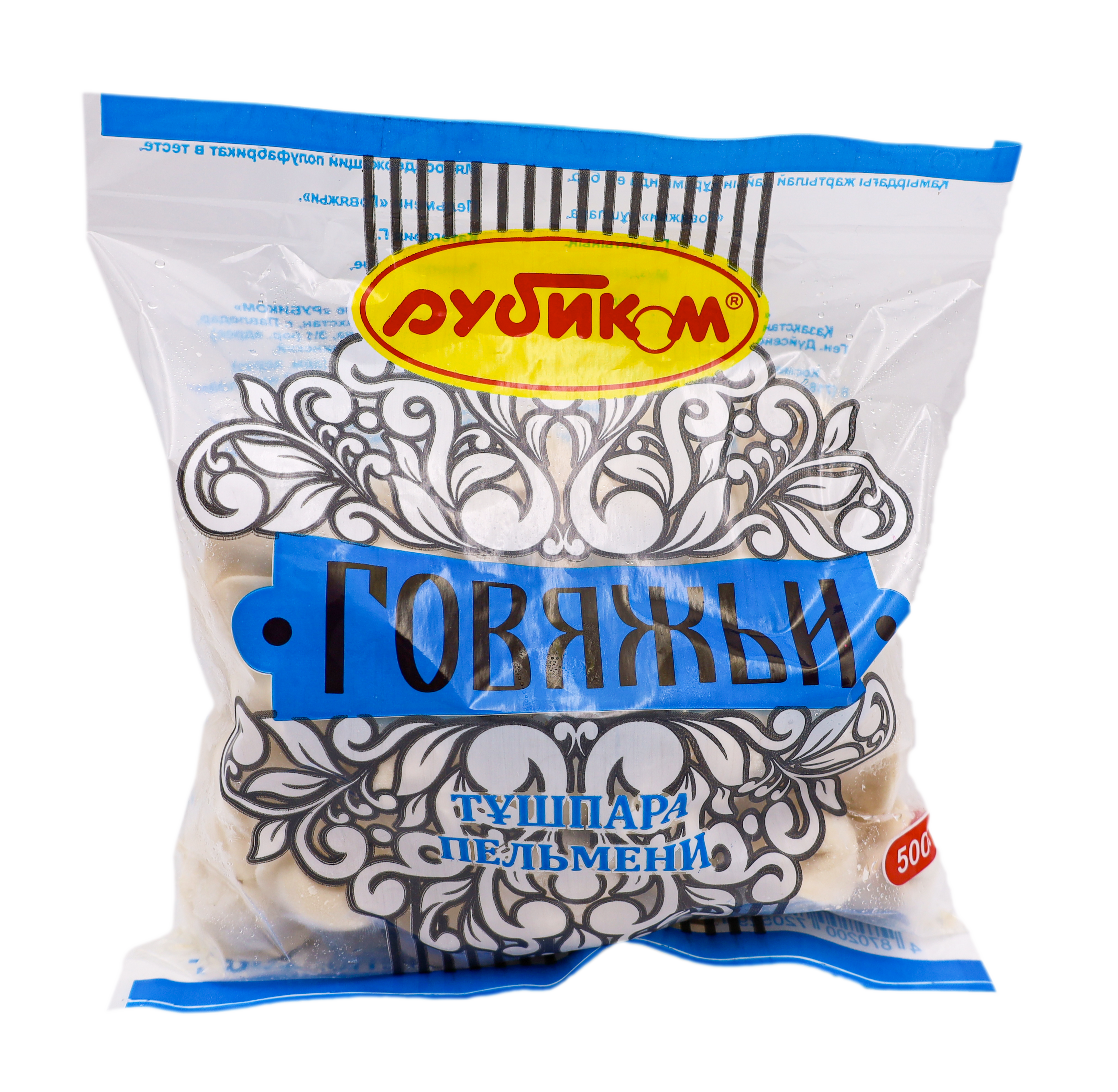 РУБИКОМ    ПЕЛЬМЕНИ ГОВЯЖЬИ ШТ 0,5кг