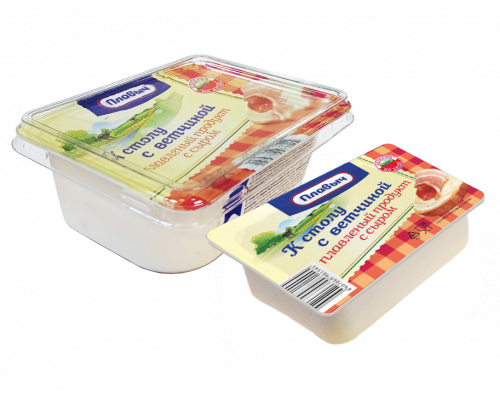 Плавыч Плавленный продукт "С ветчиной" 180гр "К столу"(24шт)