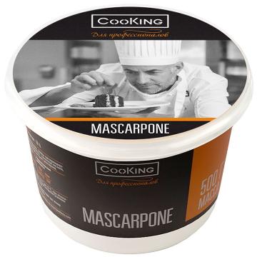 COOKING Сыр мягкий "Mascarpone" 500гр 83%   (6шт.)