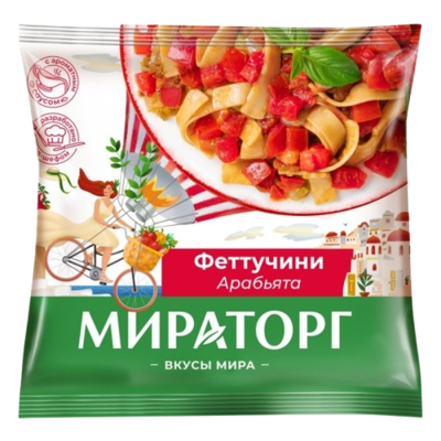 Феттучини Арабьята с/м  400г*10 (4кг) Мираторг Россия