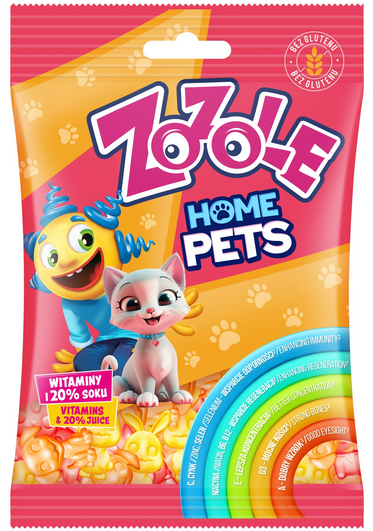 Мармелад EX HOME PETS Z WIT 75gx16szt (MIESZKO ŻELKI ZOZOLE)