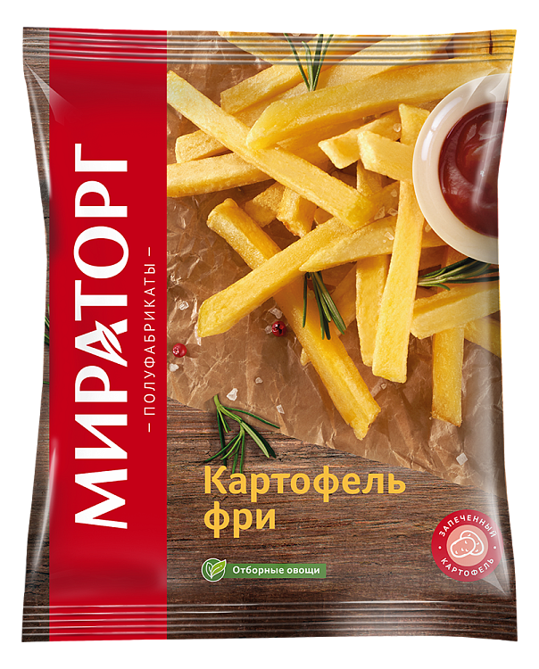 Картофель фри с/м 500г*10 (5кг) зам Мираторг Россия