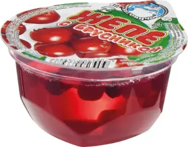 Желе с брусникой "Снеговичок" 150гр (12 шт.)
