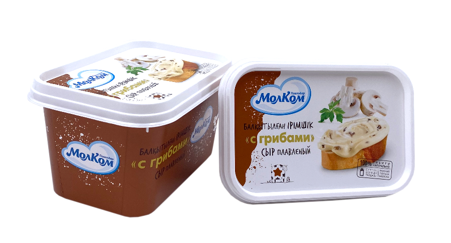 ГОСТ Сыр плавленный "С грибами" 200 гр.  60%  /Молком