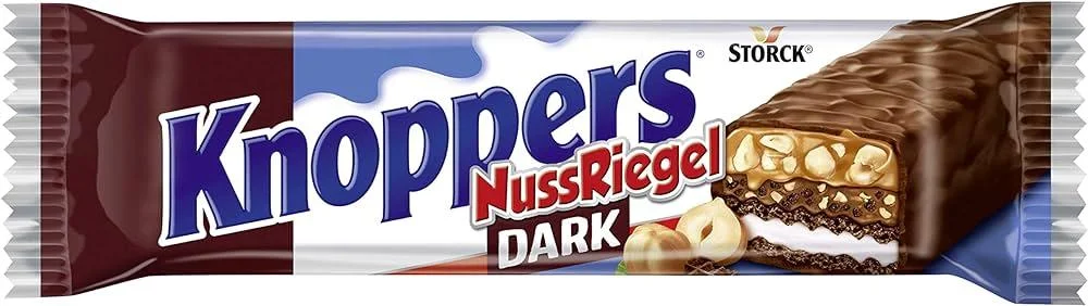 Вафли  KNOPPERS 1х Nussriegel Dark Батончик 40 г (темный)