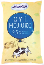 Молоко ф/п  2,5%  0,9  00000072 (мягкое)
