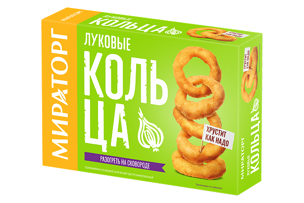 Кольца луковые 250г*12 (3,0кг) ООО "Мираторг Запад" Россия